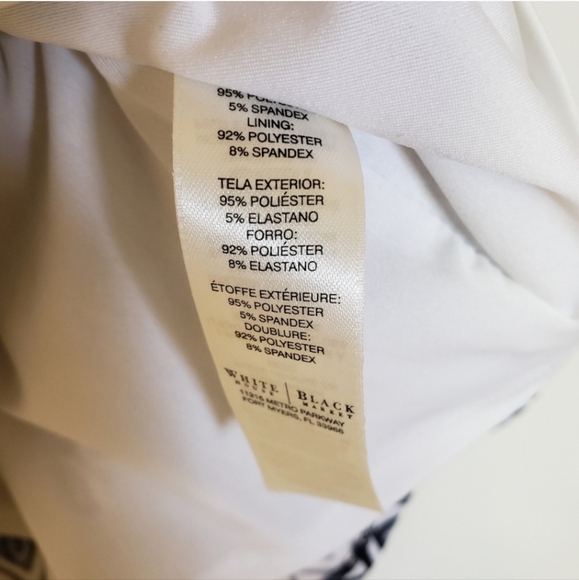 WHBM | Keyhole Front Sleeveless Ruched Pattern Blouse - Size M - Picture 5 of 6